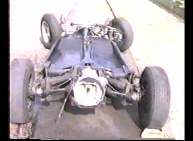 Bare Nova chassis seen from above during the rebuild